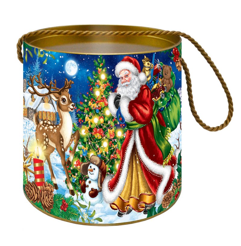 сладкий новогодний подарок Новый год у елки 400 грамм